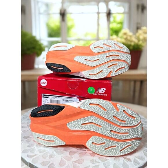 New Balance FuelCell Rebel v4 Women’s Running Shoes D Wide Hot Mango WFCXCC4-D N - Picture 9 of 12